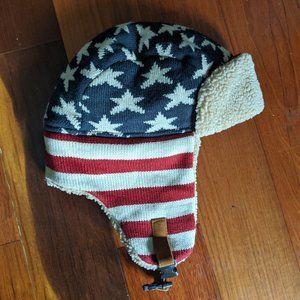 Unisex Flag Winter Trooper Beanie Hat American Fla